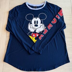 Disney Mickey Mouse Girl's Junior Long‎ Sleeve Shirt Size 21 or XXXL